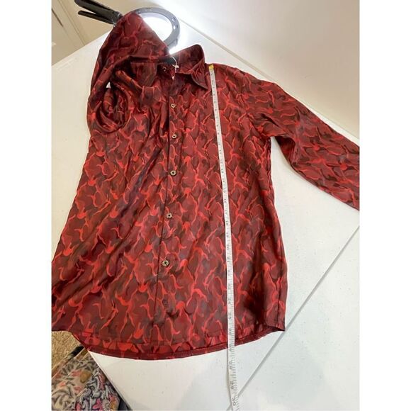 Yimanie NWT small men’s button down long sleeve shirt - Picture 4 of 10